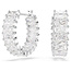 Swarovski Swarovski Oorbellen 5733397 Matrix Zilverkleurig Baquette Slijpvorm