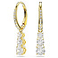 Swarovski Swarovski Oorbellen 5723300 Stilla Trilogie Goudkleurige Plating