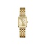 Rosefield Rosefield Horloge OCGSG-O82 Octagon XS Staal met Geelgouden Plating Quartz 19.5 x 24mm