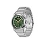BOSS BOSS Horloge HB1514220 Candor Staal  Chrono Quartz met Groene Wijzerplaat 41mm