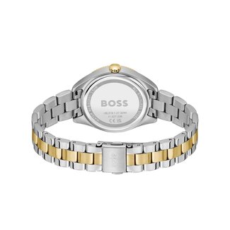 BOSS Boss Horloge HB1502804 Sage Sport Staal Bicolor Quartz met Zilverkleurige Wijzerplaat 34mm