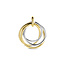 Blinckers Jewellery Huiscollectie BJ Hanger 42.09098 Bicolor 14k Geel/Witgoud Ringen 21x17.5mm