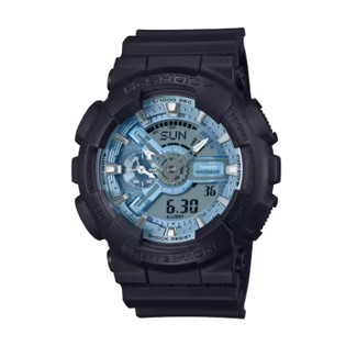 Casio G-Shock Casio G-shock Horloge GA-110CD-1A2ER Analoog Digitaal Zwart met Blauwe Wijzerplaat