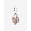 Pandora Pandora Bedel 780087C01 Zilver met 14k Rosegouden Plating Hart met Hangslot