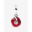Pandora Pandora Bedel 793917C01 Zilver Bloem met Rood en Zwart