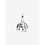 Pandora Pandora Bedel 793858C01 Zilver Olifant met Turquoise