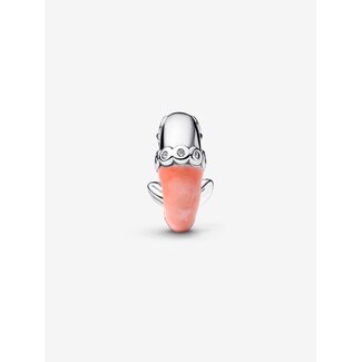Pandora Pandora Bedel 793896C01 Zilver Garnaal met Zirkonia en Roze