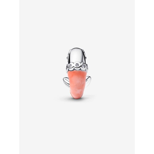 Pandora Pandora Bedel 793896C01 Zilver Garnaal met Zirkonia en Roze