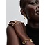 Pandora Pandora Bedel 763826C01 Zilver met 14k Geelgouden Plating Witte Bij