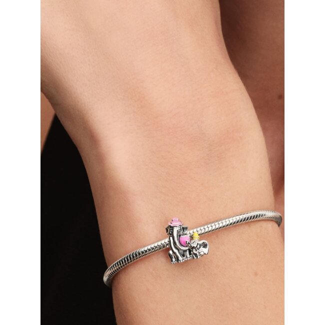 Pandora Pandora Bedel 793751C01 Zilver Disney Dombo en Mama