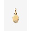 Pandora Pandora Bedel 763891C01 Zilver met 14k Geelgouden Plating Haak met Zirkonia en Parel