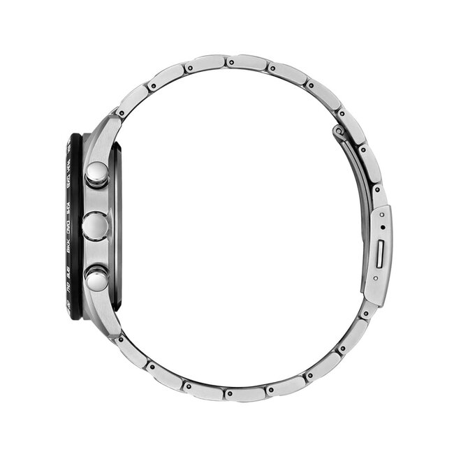 Citizen Citizen Horloge CB5945-85L Radio Controlled Eco-Drive Titanium Saffierglas 100m Waterdicht met Blauwe Wijzerplaat 42mm