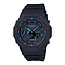 Casio G-Shock Casio G-Shock GA-2100-1A2ER Analoog Digitaal in Zwart Kunstof met Blauwe Accenten