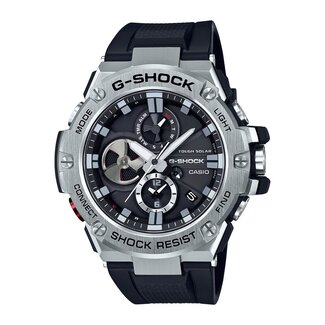 Casio G-Shock Casio G-Shock Horloge GST-B100-1AER Staal Analoog Solar 200m Waterdicht 54mm