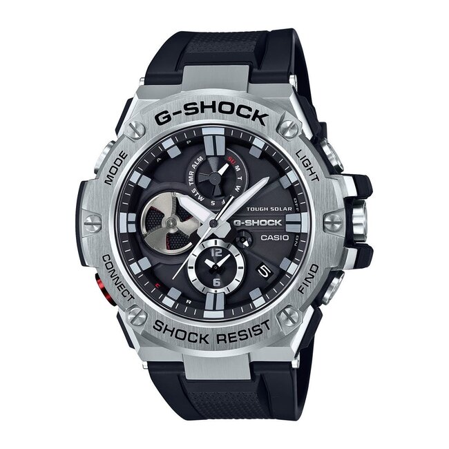 Casio G-Shock Casion G-Shock GST-B1000-1AER Staal Analoog Solar 200m Waterdicht