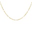 Blush Blush Collier 3162YRM 14k Geelgoud met Witte Bolletjes 42cm