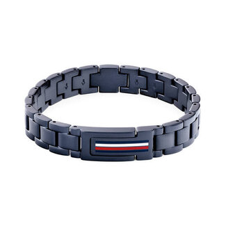 Tommy Hilfiger Tommy Hilfiger Armband TJ2790598 Mason Staal met Blauwe Coating 19cm