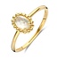 Blush Blush Ring 1272YMQ/54 14k Geelgoud met Kwarts Maat 54