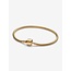 Pandora Pandora Armband 563390C00-21 Zilver met 14k Geelgouden Plating met Cilindersluiting Maat 21