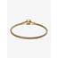Pandora Pandora Armband 563390C00-21 Zilver met 14k Geelgouden Plating met Cilindersluiting Maat 21