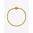 Pandora Pandora Armband 568748C00-21 Zilver met 14k Geelgouden Plating met Ronde Sluiting Maat 21
