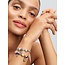 Pandora Pandora Bedel 763787C01 Zilver met 14k Geelgouden Plating Happy Birthday met Zirkonia