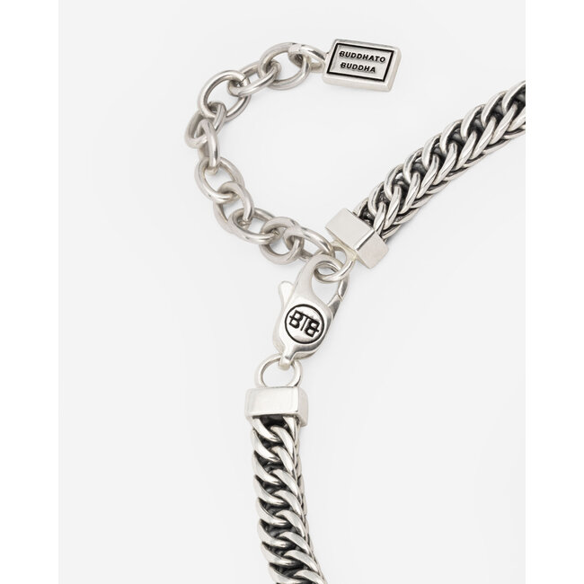 Buddha to Buddha Buddha to Buddha Enkelbandje 859 L Esther Mini Zilver Maat L