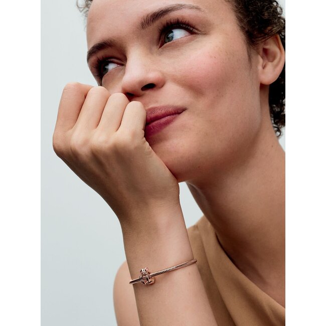 Pandora Pandora Bedel 783250C01 Zilver met 14k Rosegouden Plating Disney The Lion King Nala