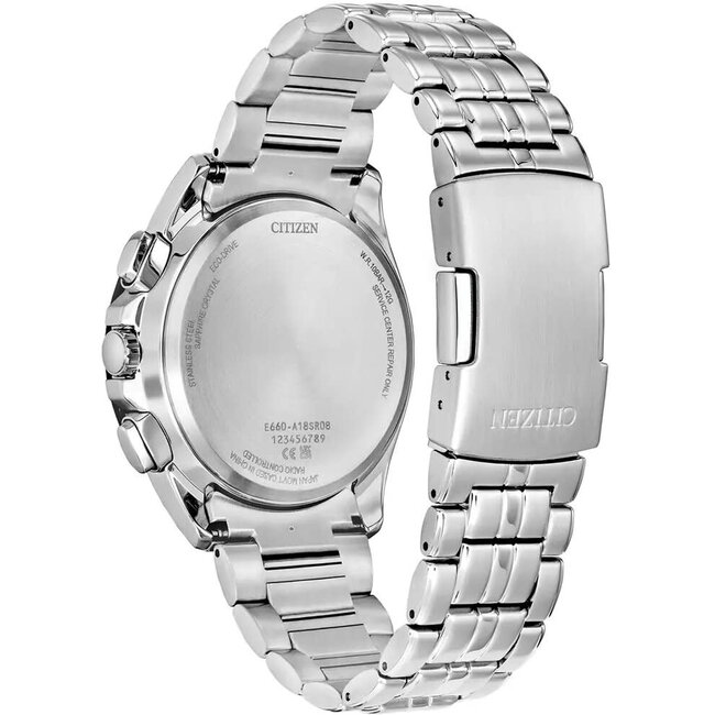 Citizen Citizen Horloge CB5874-81L Staal Radio Controlled Eco-drive 100m Waterdicht 42mm