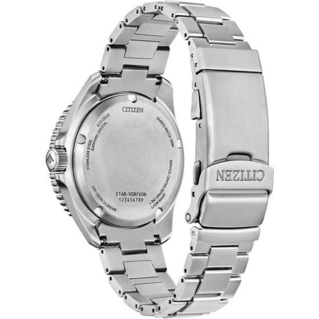 Citizen Citizen Horloge BN0260-54L Promaster Staal Eco-drive 200m Waterdicht met Blauwe Wijzerplaat 40mm