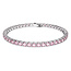 Swarovski Swarovski Armband 5648930 Matrix Zilverkleurig Tennis de Lux met Roze Stenen