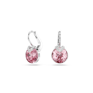 Swarovski Swarovski Oorbellen 5734235 Bella Zilverkleurig met Roze Steen