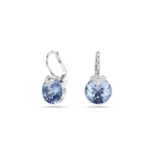 Swarovski Swarovski Oorbellen 5734234 Bella Zilverkleurig met Blauwe Steen
