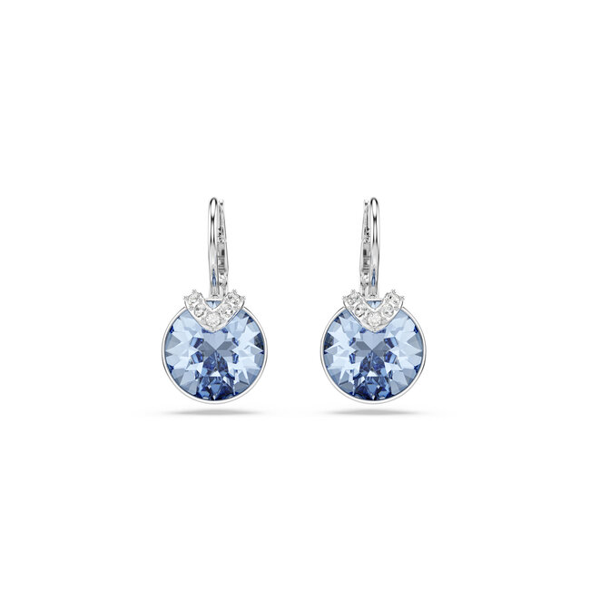 Swarovski Swarovski Oorbellen 5734234 Bella Zilverkleurig met Blauwe Steen
