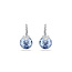 Swarovski Swarovski Oorbellen 5734234 Bella Zilverkleurig met Blauwe Steen