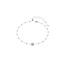 Swarovski Swarovski Collier 5733116  Una Pend Zilverkleurig met Witte Stenen