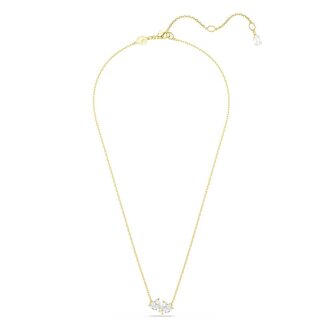 Swarovski Swarovski Collier 5733475 Mesmera Goudkleurige Plating met Dubbele Steen 38.45cm