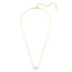 Swarovski Swarovski Collier 5733475 Mesmera Goudkleurige Plating met Dubbele Steen 38.45cm