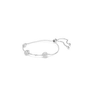 Swarovski Swarovski Armband 5732272 Una Zilverkleurig Witte Stenen 24cm