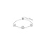 Swarovski Swarovski Armband 5732272 Una Zilverkleurig Witte Stenen 24cm