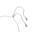 Swarovski Swarovski Armband 5732272 Una Zilverkleurig Witte Stenen 24cm