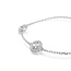 Swarovski Swarovski Armband 5732272 Una Zilverkleurig Witte Stenen 24cm