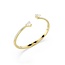 Swarovski Swarovski Armband 5733474 Mesmera Bangle Goudkleurige Plating met Witte Stenen