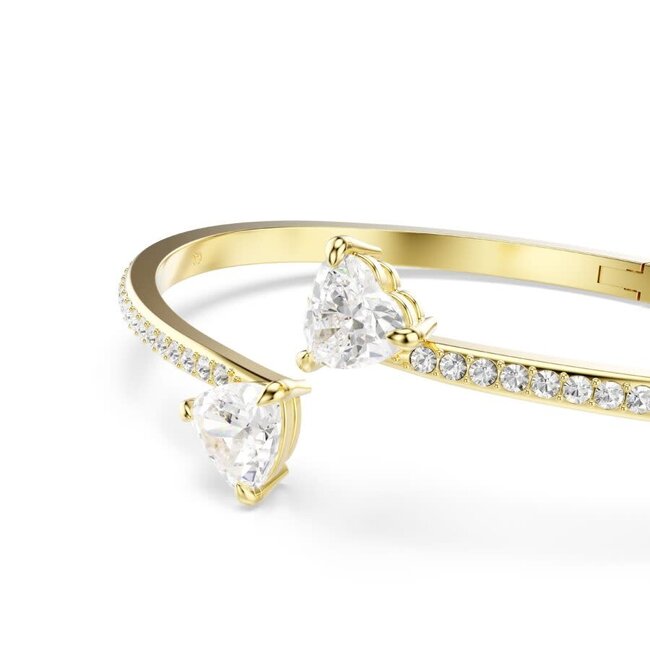 Swarovski Swarovski Armband 5733474 Mesmera Bangle Goudkleurige Plating met Witte Stenen