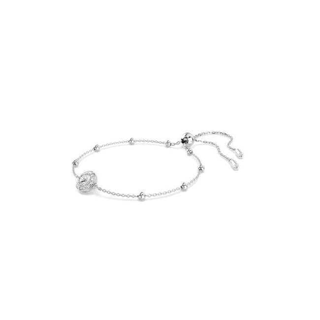 Swarovski Swarovski Armband 5733196 Una Zilverkleurig met Witte Steen