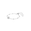 Swarovski Swarovski Armband 5733196 Una Zilverkleurig met Witte Steen