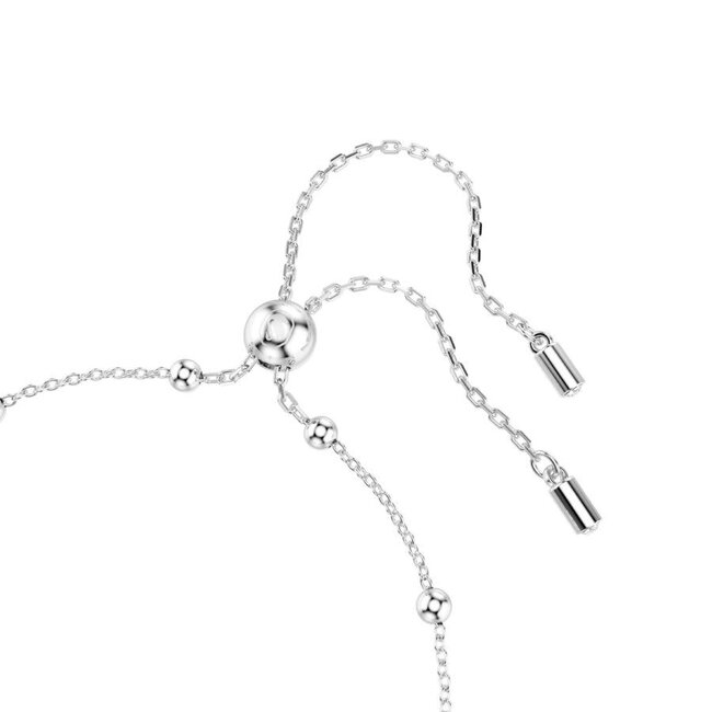 Swarovski Swarovski Armband 5733196 Una Zilverkleurig met Witte Steen