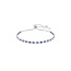 Swarovski Swarovski Armband 5725854 Matrix Tennis Zilverkleurig met Blauwe Stenen 24cm