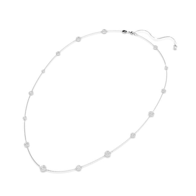 Swarovski Swarovski Collier 5733197 Una Zilverkleurig Dubbel Collier 80-90cm