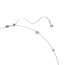 Swarovski Swarovski Collier 5733197 Una Zilverkleurig Dubbel Collier 80-90cm